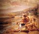 Germany / Belgium: Heracles' dog discovers the Purple Tyrian dye-producing properties of the murex snail on the shore of the Levant. Peter Paul Rubens (1577-1640)